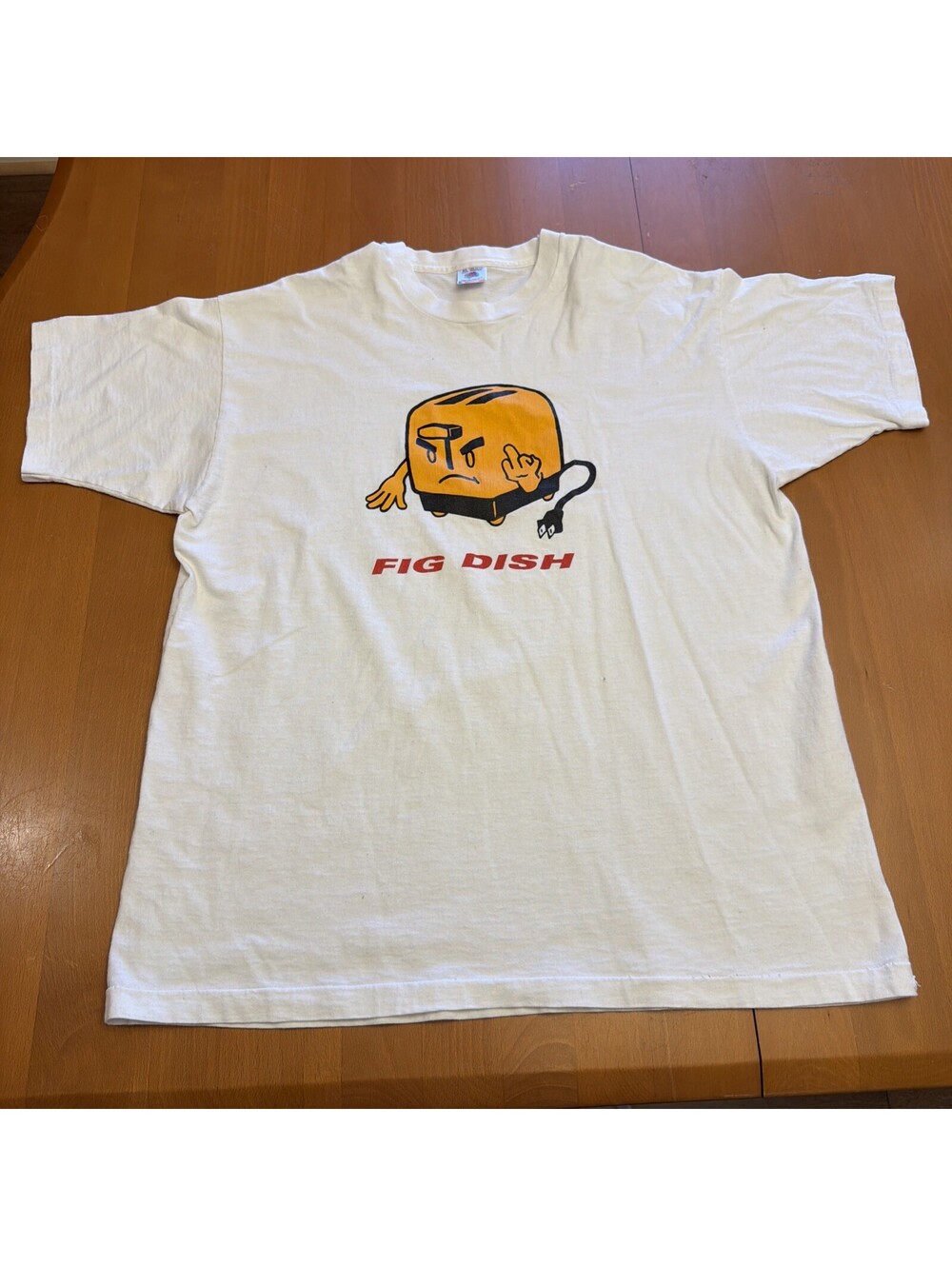 Vintage Fig Dish Band Tshirt Promo Single Stitch 90s XL